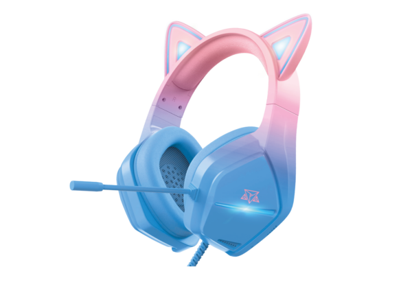 Headset Yumi H10 - Rosa e Azul